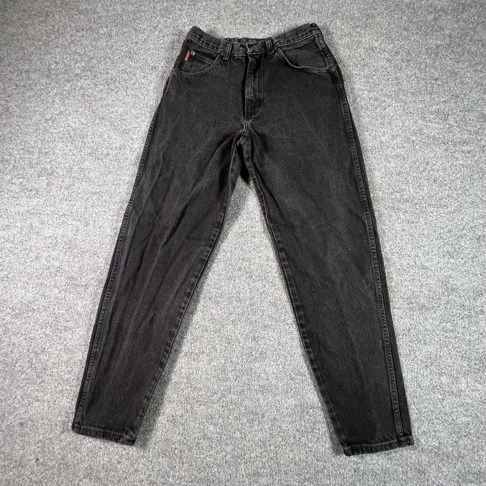 Vintage Bugle Boy Tapered Jeans Men's 30x32 Black Cotton Denim Workwear Travel